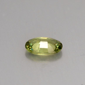 Granato demantoide naturale verde da 0,42 ct, taglio ovale, VVS-VS