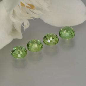 Granato demantoide naturale verde da 1,52 ct, taglio rotondo, VS