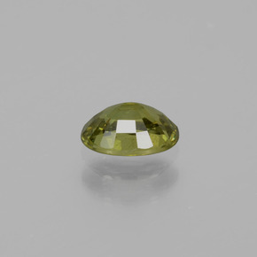 Granato demantoide naturale verde da 0,65 ct, taglio ovale, VS