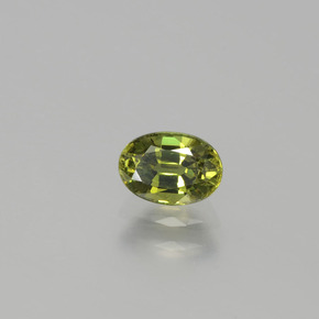 Granato demantoide naturale verde da 0,71 ct, taglio ovale, VVS-VS