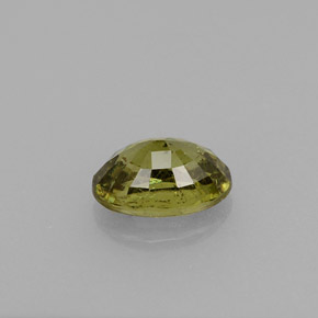 Granato demantoide naturale giallo da 0,65 ct, taglio ovale, VS-SI