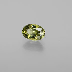 Granato demantoide naturale verde da 0,72 ct, taglio ovale, VVS-VS
