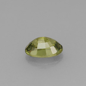 Granato demantoide naturale verde da 0,58 ct, taglio ovale, VS