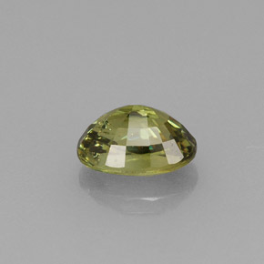 Granato demantoide naturale verde da 0,75 ct, taglio ovale, VVS-VS