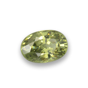Granato demantoide naturale verde da 0,64 ct, taglio ovale, VVS-VS