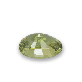 Granato demantoide naturale verde da 0,64 ct, taglio ovale, VVS-VS