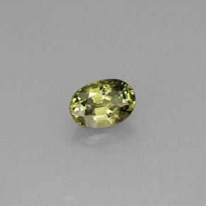 Granato demantoide naturale verde da 0,66 ct, taglio ovale, VVS-VS