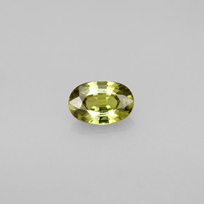 Granato demantoide naturale verde da 0,59 ct, taglio ovale, VVS-VS