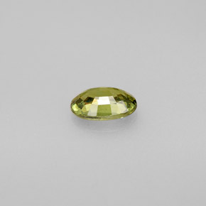 Granato demantoide naturale verde da 0,59 ct, taglio ovale, VVS-VS