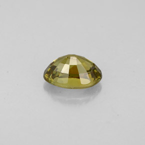 Granato demantoide naturale verde da 0,75 ct, taglio ovale, VVS-VS