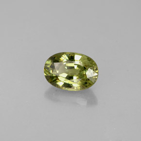 Granato demantoide naturale verde da 0,66 ct, taglio ovale, VVS-VS