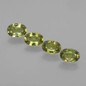 Granato demantoide naturale verde da 2,22 ct, taglio ovale, VVS-VS