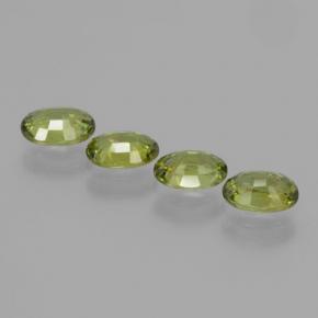 Granato demantoide naturale verde da 2,22 ct, taglio ovale, VVS-VS