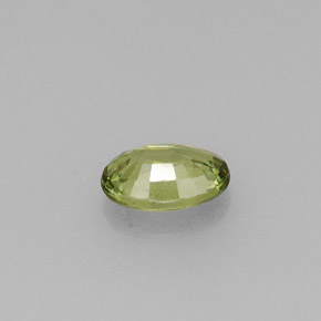 Granato demantoide naturale verde da 0,53 ct, taglio ovale, VVS-VS