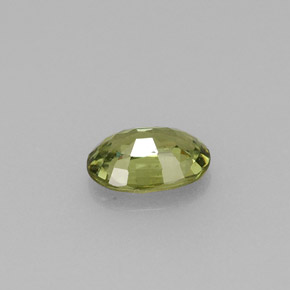 Granato demantoide naturale verde da 0,59 ct, taglio ovale, VVS-VS