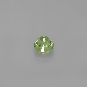 Granato demantoide naturale verde da 0,32 ct, taglio rotondo, VS