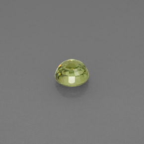 Granato demantoide naturale verde da 0,38 ct, taglio rotondo, VS
