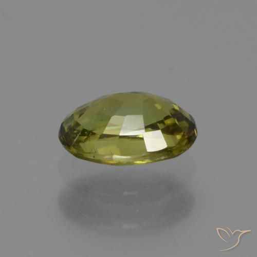 Granato demantoide Verde medio naturale da 0.61 ct, Ovale, VS