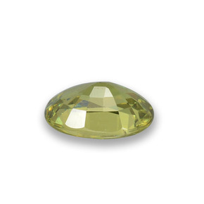 Granato demantoide naturale verde da 0,58 ct, taglio ovale, VS