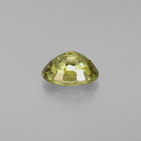 Granato demantoide naturale verde da 0,74 ct, taglio ovale, VS