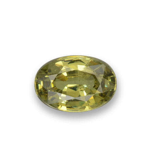 Granato demantoide naturale verde da 0,56 ct, taglio ovale, VS