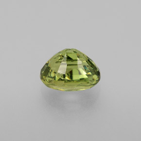 Granato demantoide naturale verde da 0,80 ct, taglio ovale, VS-SI