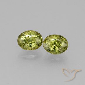 0.87ctw Naturale Medium Light Green Granato demantoide, Ovale, VS-SI