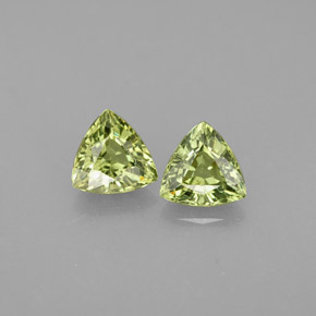 Granato demantoide naturale verde da  ct, trillion, VVS-VS