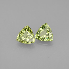 Granato demantoide naturale verde da  ct, trillion, VVS-VS