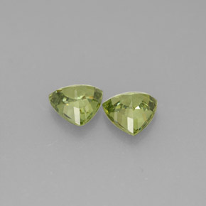 Granato demantoide naturale verde da  ct, trillion, VVS-VS