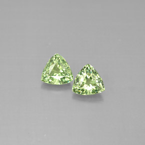 Granato demantoide naturale verde da  ct, trillion, VS