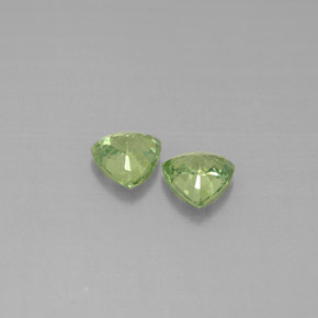 Granato demantoide naturale verde da  ct, trillion, VS