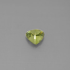 Granato demantoide naturale verde da 0,53 ct, trillion, VS