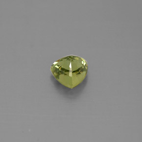 Granato demantoide naturale verde da 0,55 ct, trillion, VS
