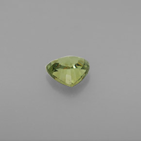Granato demantoide naturale verde da 0,70 ct, trillion, VVS-VS