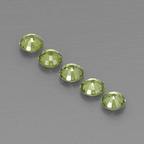 Granato demantoide naturale verde da 1,79 ct, taglio rotondo, VVS-VS