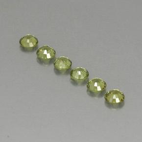 Granato demantoide naturale verde da 1,62 ct, taglio rotondo, VVS-VS