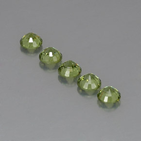 Granato demantoide naturale verde da 1,93 ct, taglio rotondo, VVS-VS