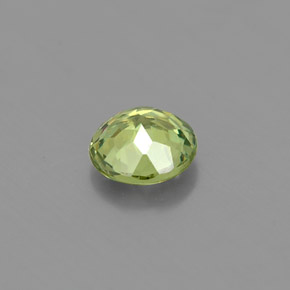 Granato demantoide naturale verde da 0,43 ct, taglio rotondo, VS-SI