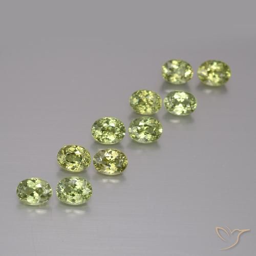 2.65ctw Naturale Caldo terroso verde Granato demantoide, Ovale, VS