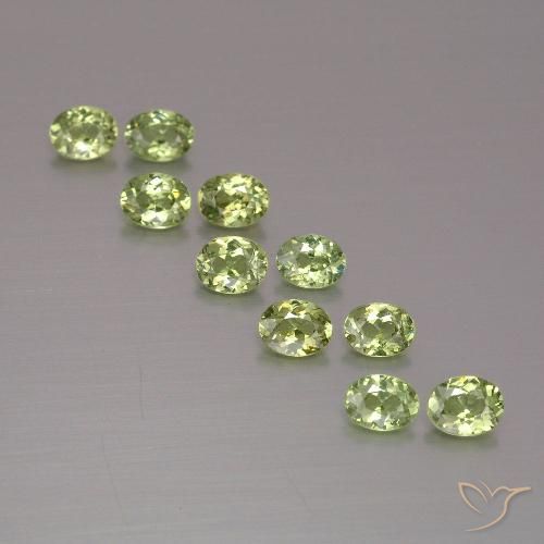1.72ctw Naturale Verde medio Granato demantoide, Ovale, VS