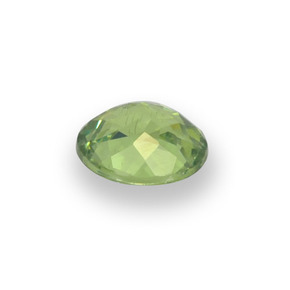 Granato demantoide Verde lime naturale da 0.52 ct, Taglio ovale, VS