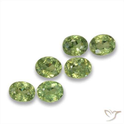 1.81ctw Naturale Verde caldo Granato demantoide, Ovale, VS