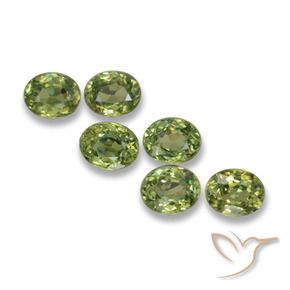 Gemme di Granato demantoide Verde foresta naturale da 2.04 ct, Ovale, VS