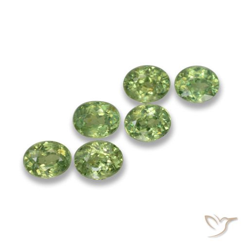 1.91ctw Naturale Verde foresta Granato demantoide, Ovale, VS