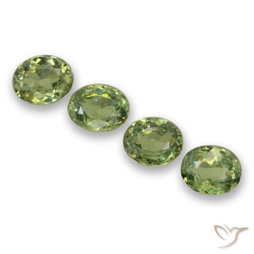 1.49ctw Naturale Verde caldo Granato demantoide, Ovale, VS
