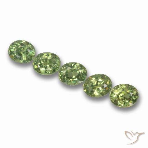 1.82ctw Naturale Verde caldo Granato demantoide, Ovale, VS