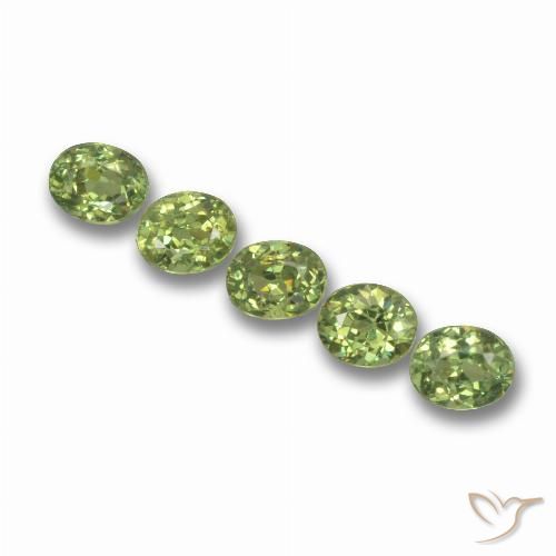 1.86ctw Naturale Verde foresta Granato demantoide, Ovale, VS
