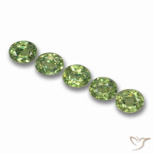 1.89ctw Naturale Verde foresta Granato demantoide, Ovale, VS
