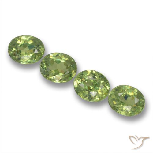 1.73ctw Naturale Verde caldo Granato demantoide, Ovale, VS